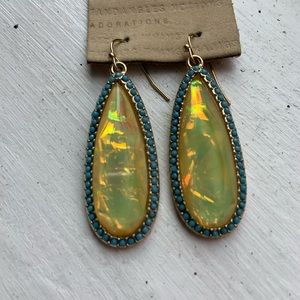 Francesca's Collections Jewelry - Blue | Translucent Statement Earrings Francesca's Collections Jewelry - Blue | Translucent Statement Earrings